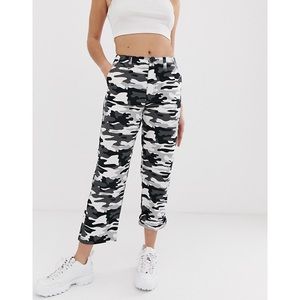 Woman’s camouflage pants